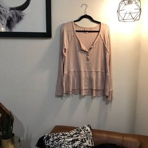 Baby Pink Baby Doll Top